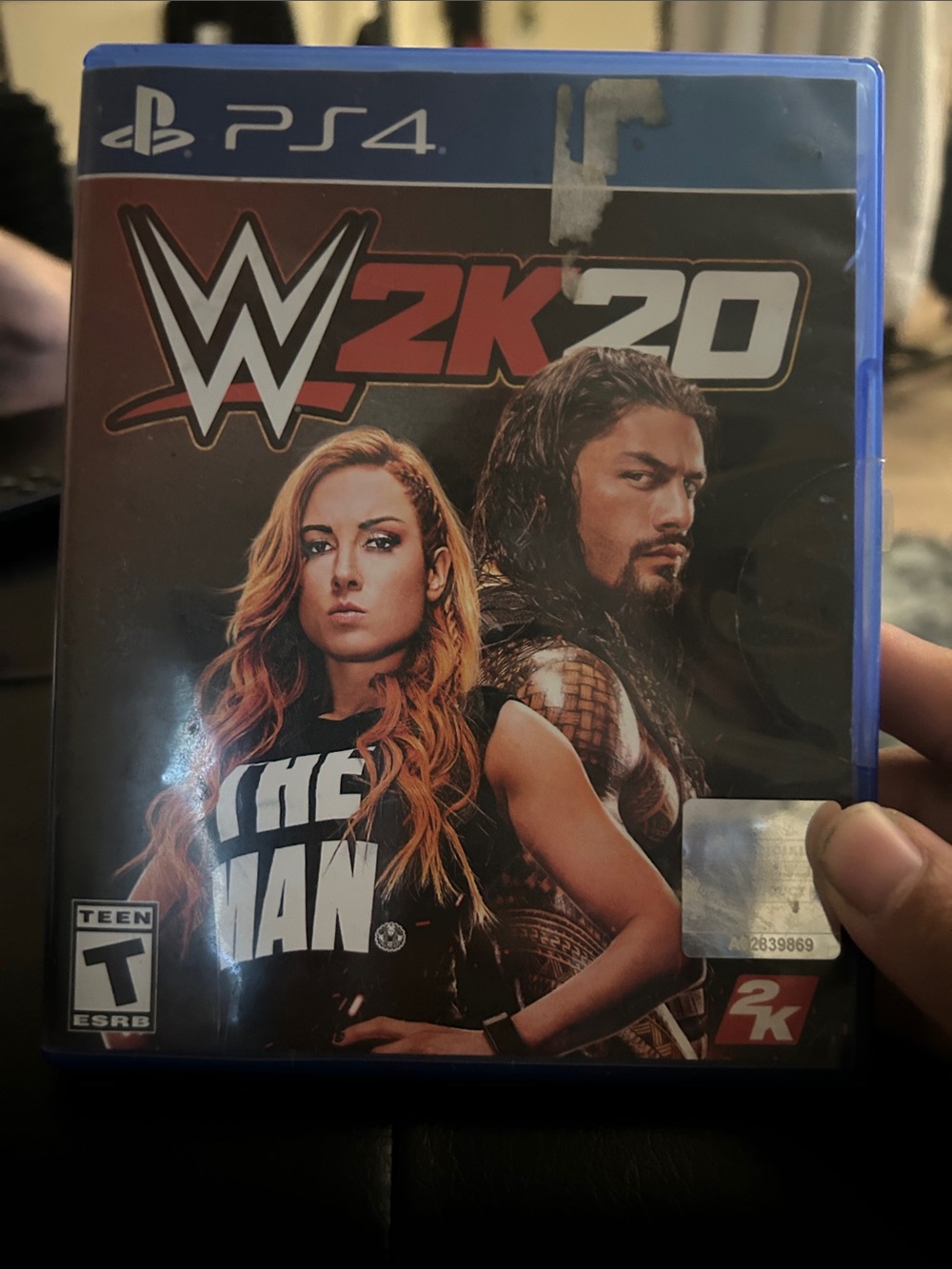WWE 2K20 PS4 Game - Black & Red Cover Art
